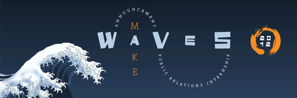 click for a larger version of the public relations internship announcement banner
